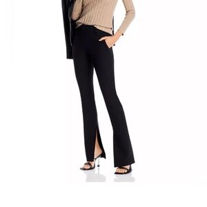 A.L.C. Carson Slit Hem Black Pants